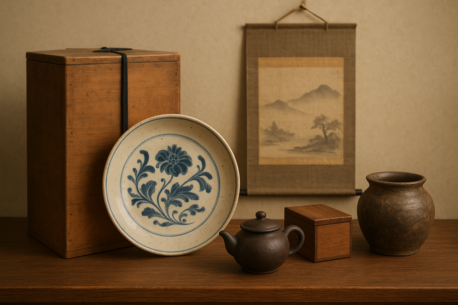 骨董品の買取の画像